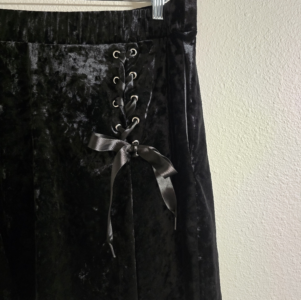 Cosmic Aura Lace Up Skater Skirt - Picture 3 of 5